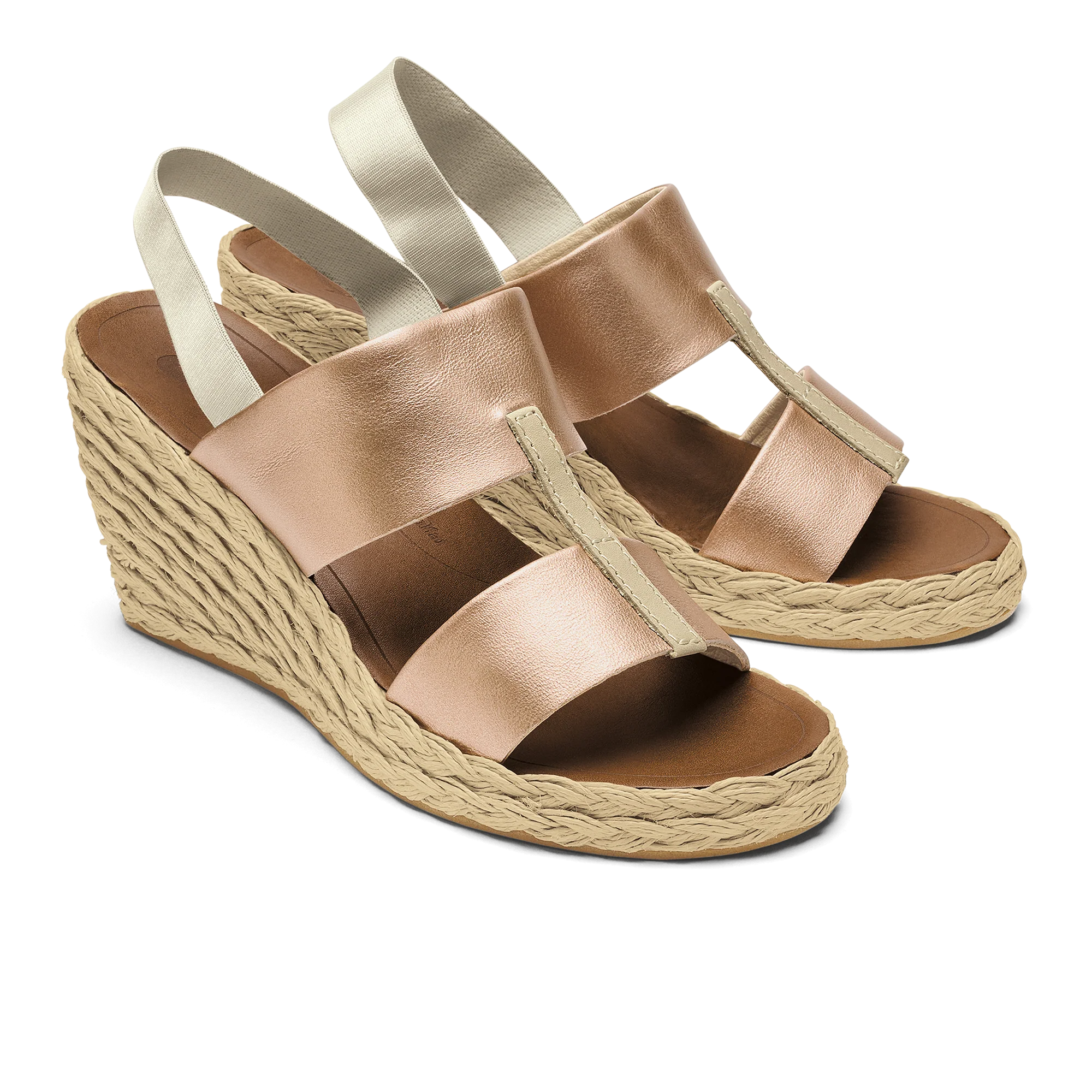 Lile Wedge - Copper / Tan 3 Lile Wedge - Copper / Tan