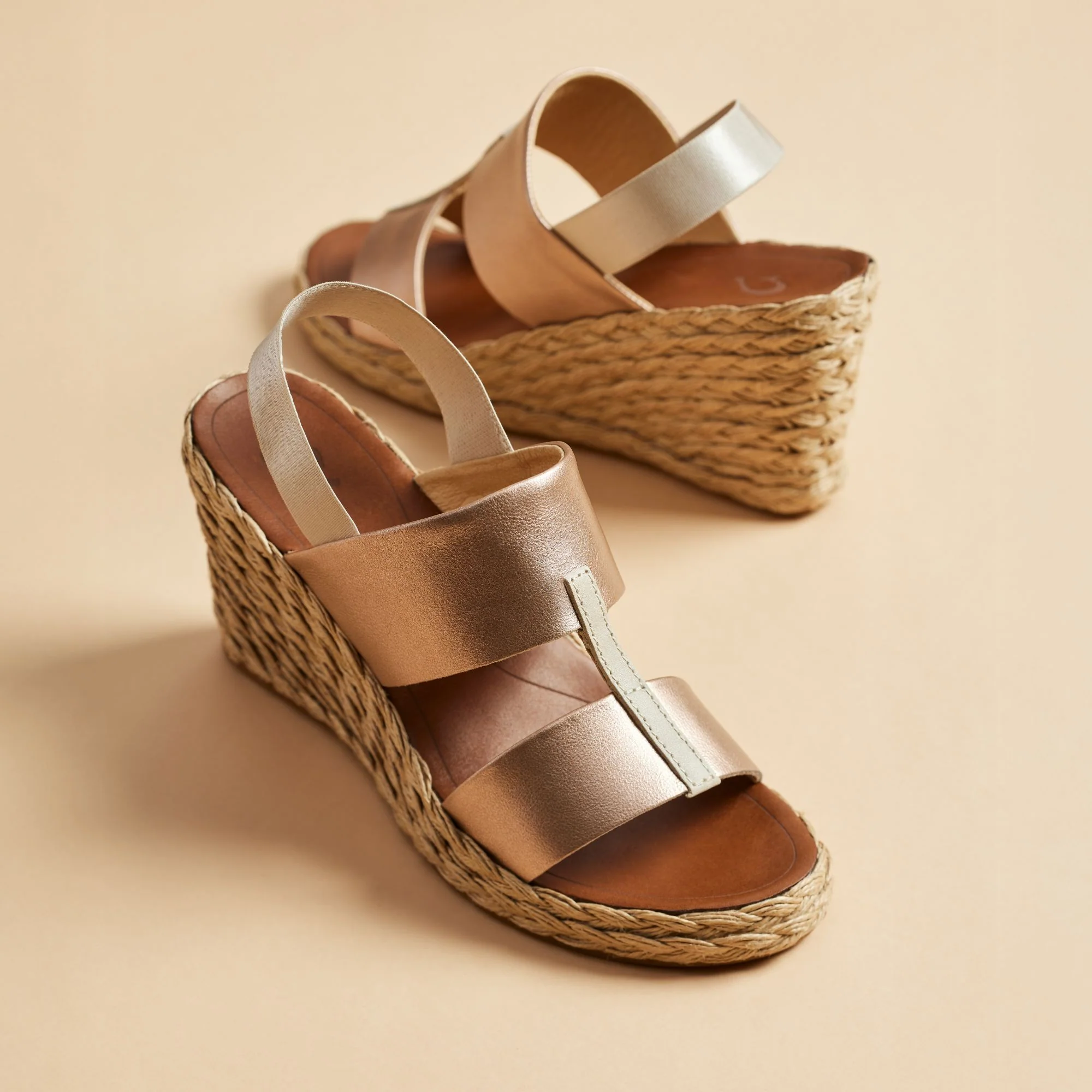 Lile Wedge - Copper / Tan 8 Lile Wedge - Copper / Tan